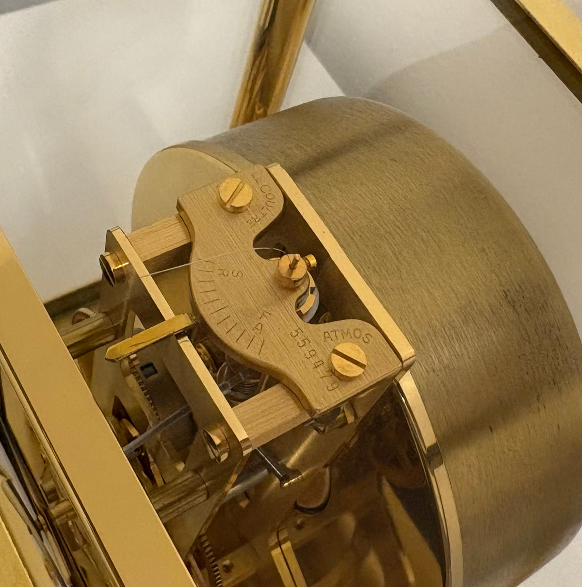1983 Jaeger LeCoultre ATMOS 528-8 Clock