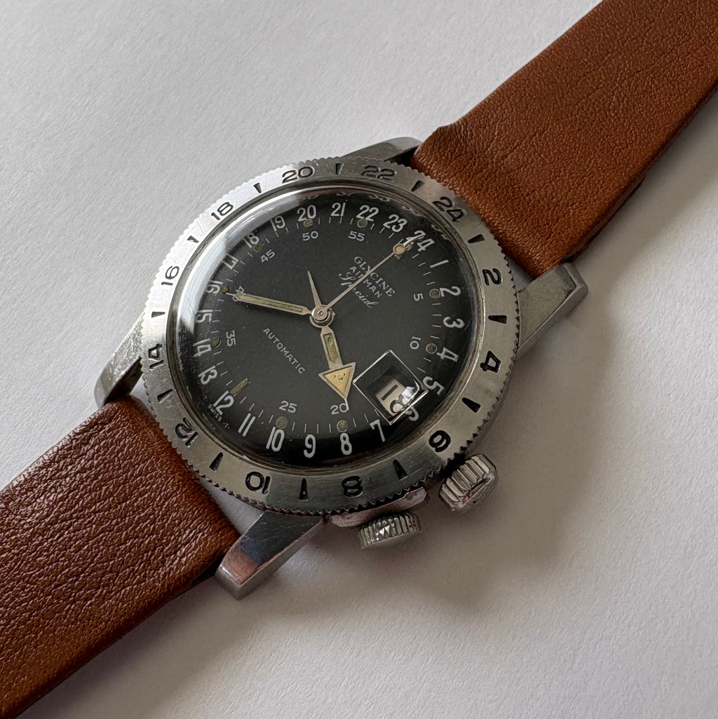 1960 Glycine Airman Special Vintage Wristwatch