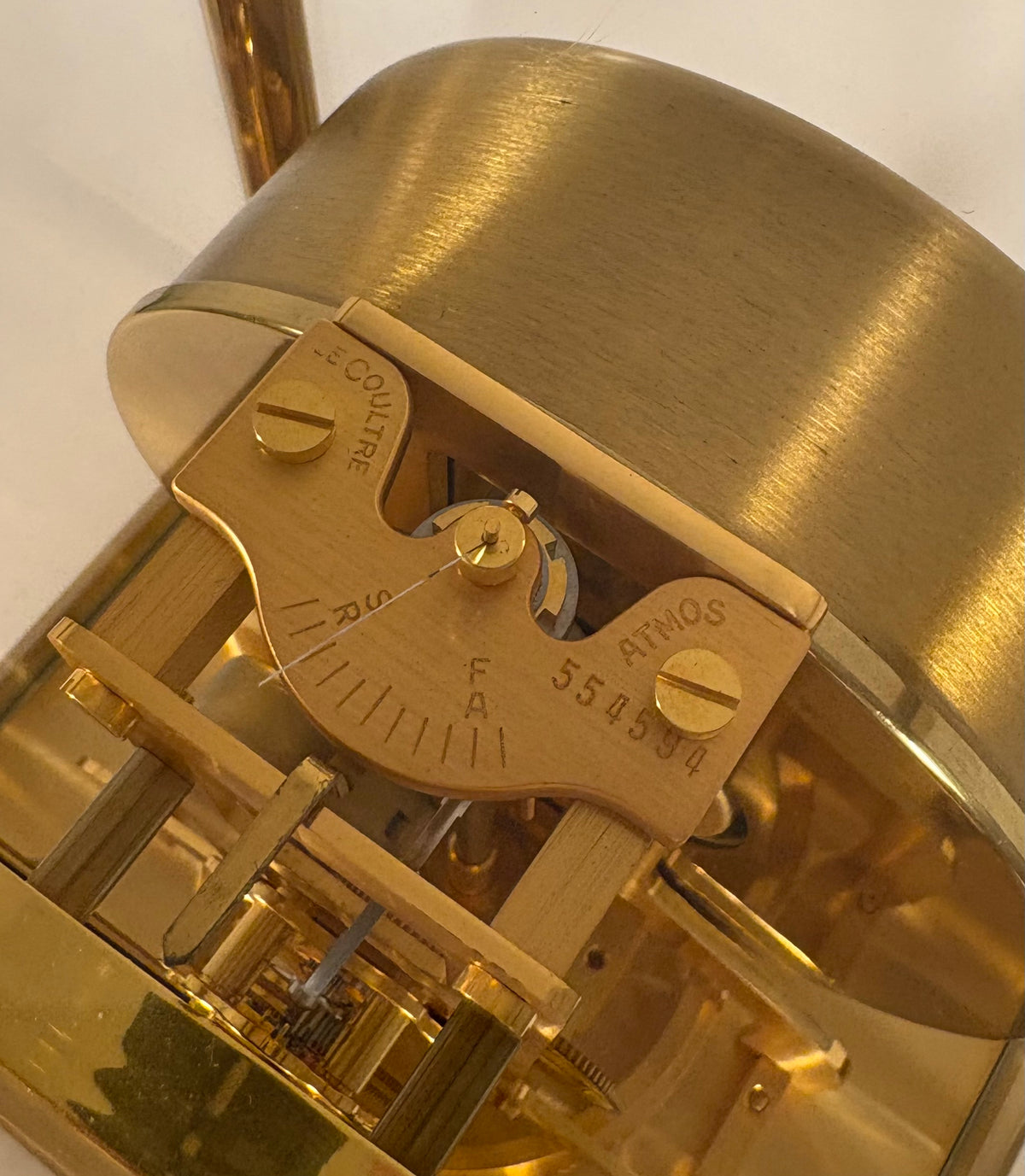 1982 Jaeger LeCoultre ATMOS 528-8 Clock