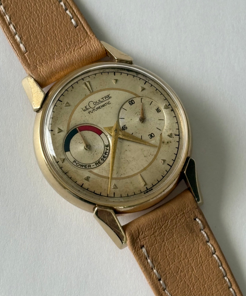 1950's 14K Gold LeCoultre Futurematic Wristwatch