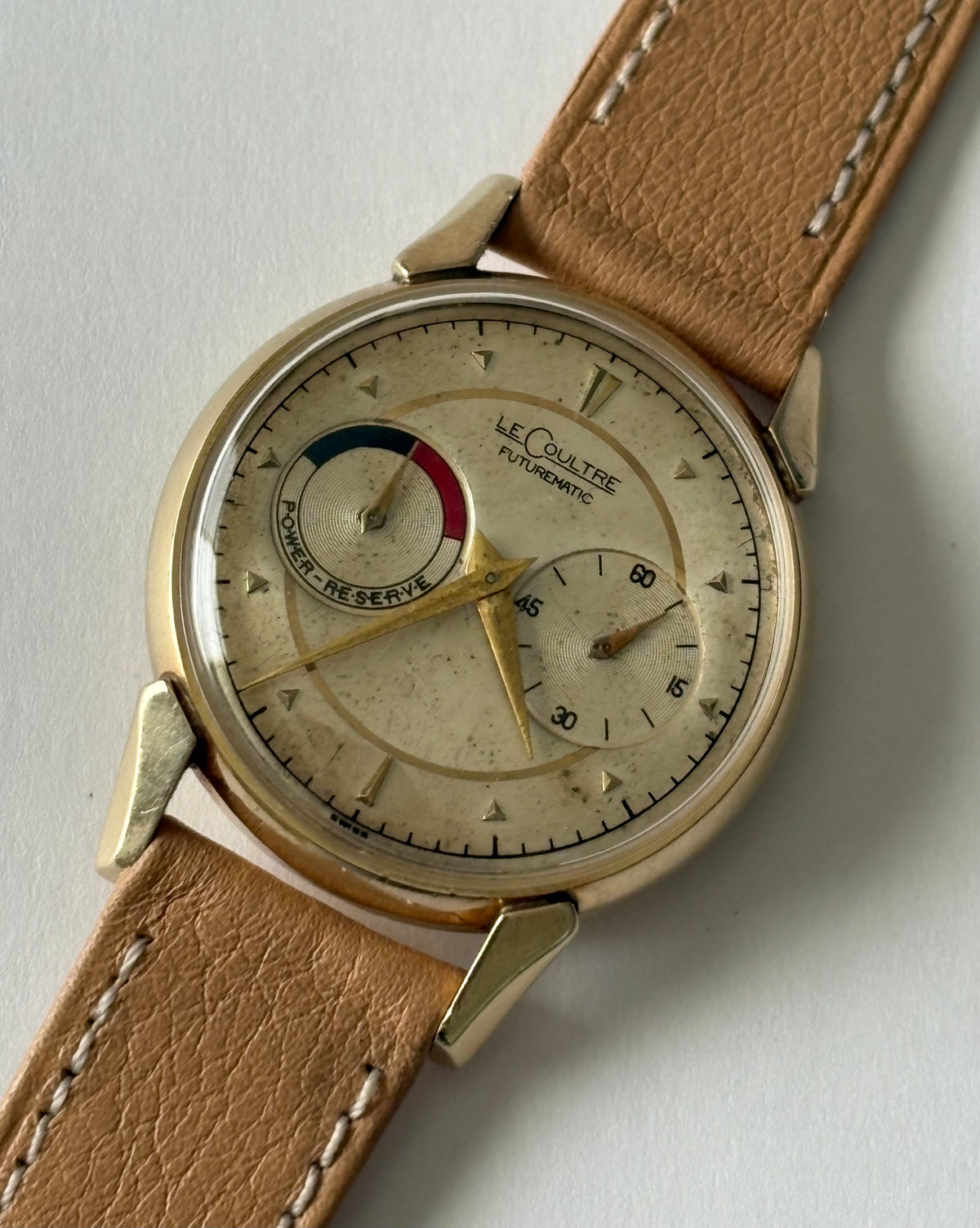 1950's 14K Gold LeCoultre Futurematic Wristwatch